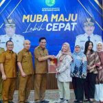 Bupati Muba, HM Toha menyambut tim BPK Sumsel, Selasa (27/10/2026). Foto: Kominfo Muba.
