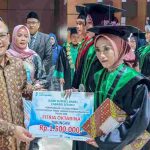 Wisuda Program Studi Pendidikan Agama Islam (PAI) ke-XXIX dan Hukum Keluarga Islam (HKI) ke-II STAI Rahmaniyah Sekayu Tahun Akademik 2026/2027 di Opproom Pemkab Muba, Kamis (29/10/2026). Foto: Kominfo Muba.